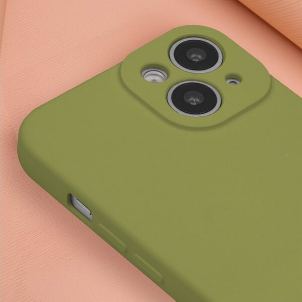 405579_oryg Silicon case for iPhone 16 Plus 6,7" olive