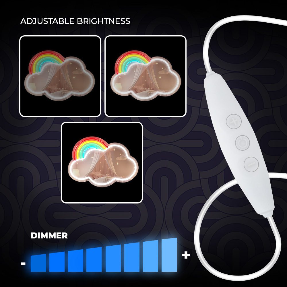 405654_oryg Neon MIRROR LED CLOUD multicolor FMNE05 Forever Light