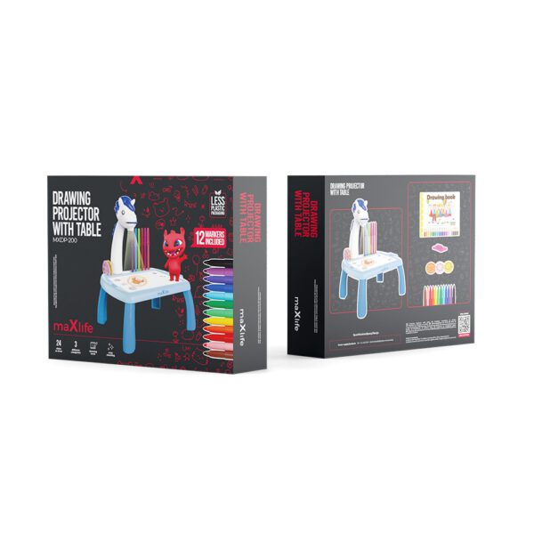 Maxlife projector with drawing table MXDP-200 blue