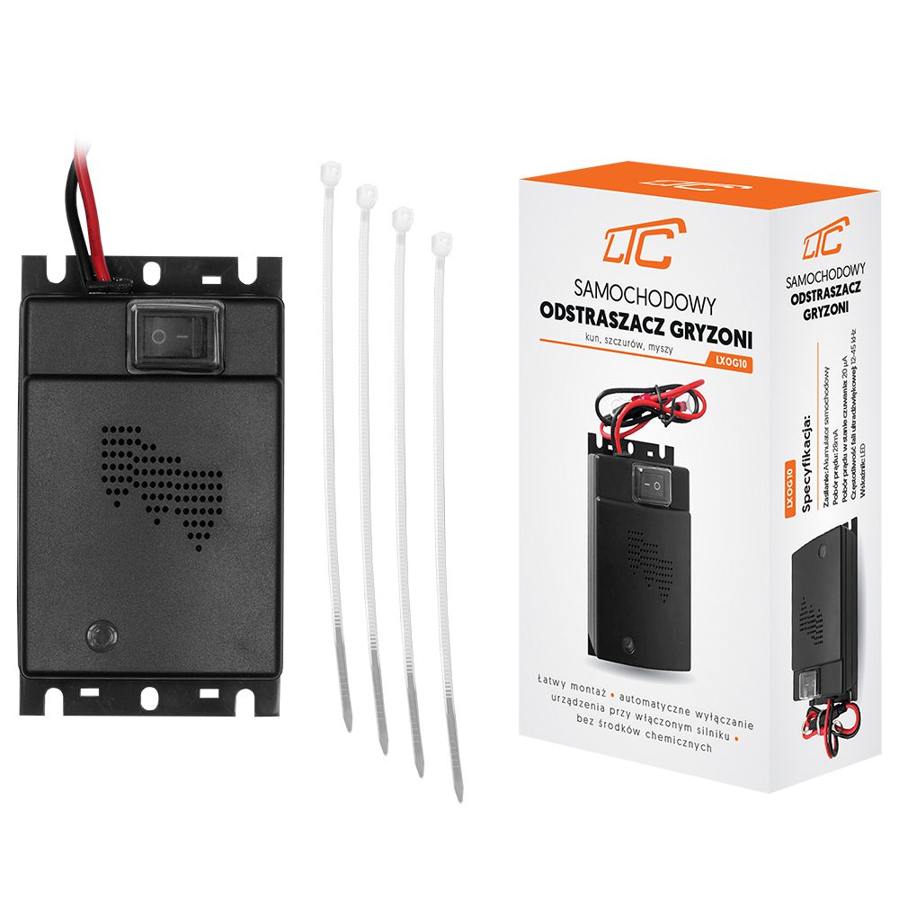 407003_oryg Car repeller of marten, mice, rats, rodents 12V/24V DC LTC