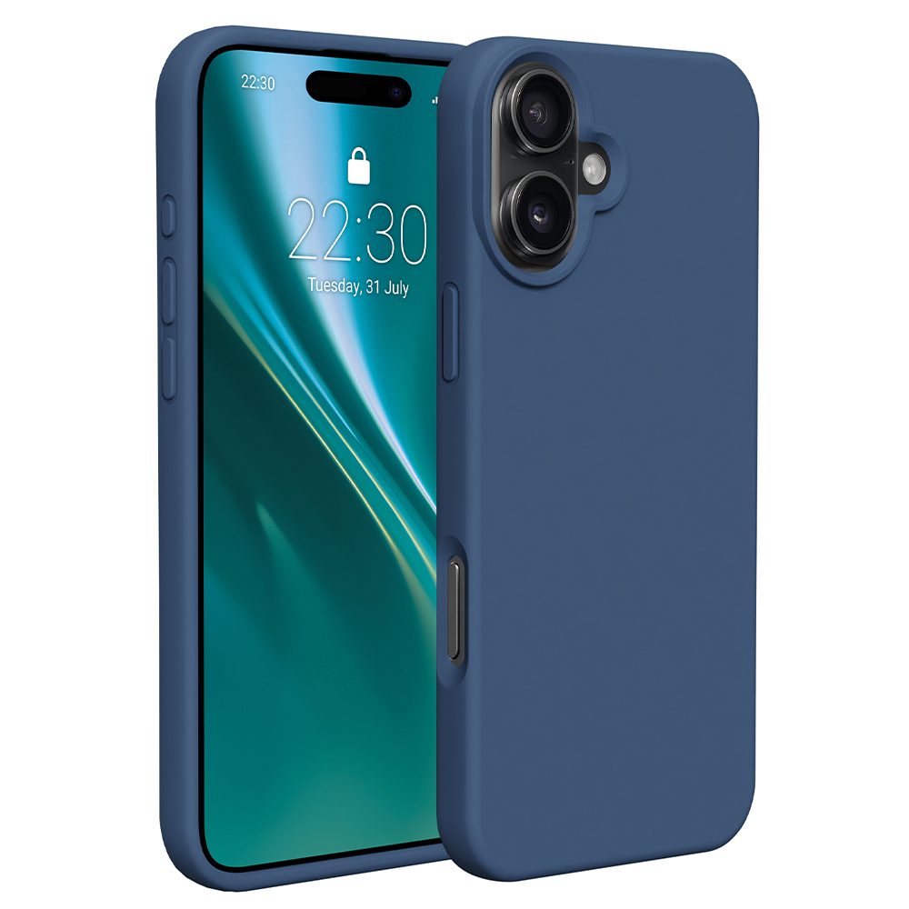 407382_oryg Etteri Silicone case for iPhone 16 6,1" dark blue