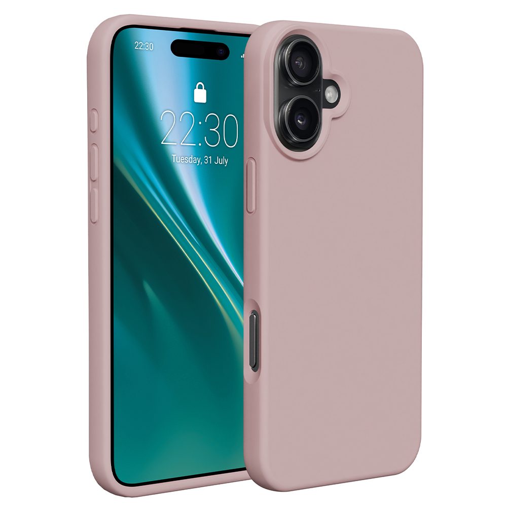 407386_oryg Etteri Silicone case for iPhone 16 Plus 6,7" light pink