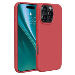 Etteri Silicone case for iPhone 16 Pro Max 6,9" raspberry