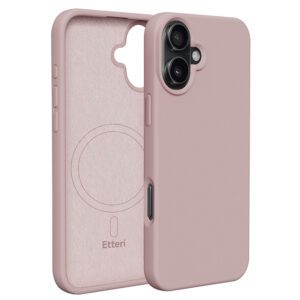 Etteri Silicone Mag case for iPhone 16 6,1" light pink