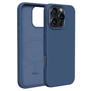 407498_oryg Etteri Silicone Mag case for iPhone 16 Pro Max 6,9" dark blue