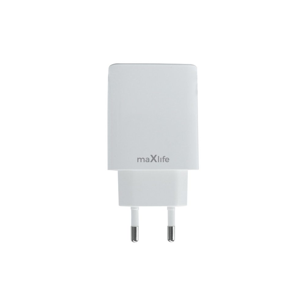 407587_oryg Maxlife MXTC-10-20AC PD QC charger 1x USB-C 1x USB 20W white