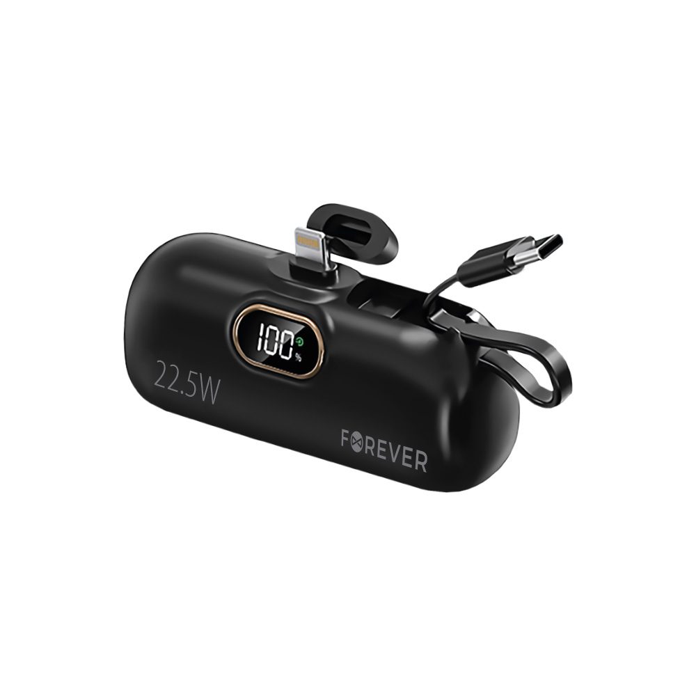 407615_oryg Forever mini power bank MTB-100 22.5W 5000 mAh Lightning black