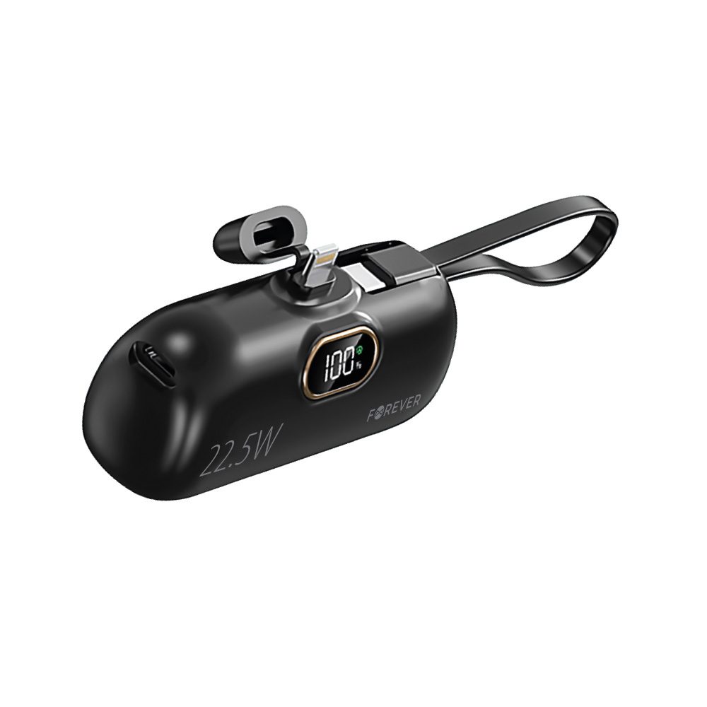 407616_oryg Forever mini power bank MTB-100 22.5W 5000 mAh Lightning black