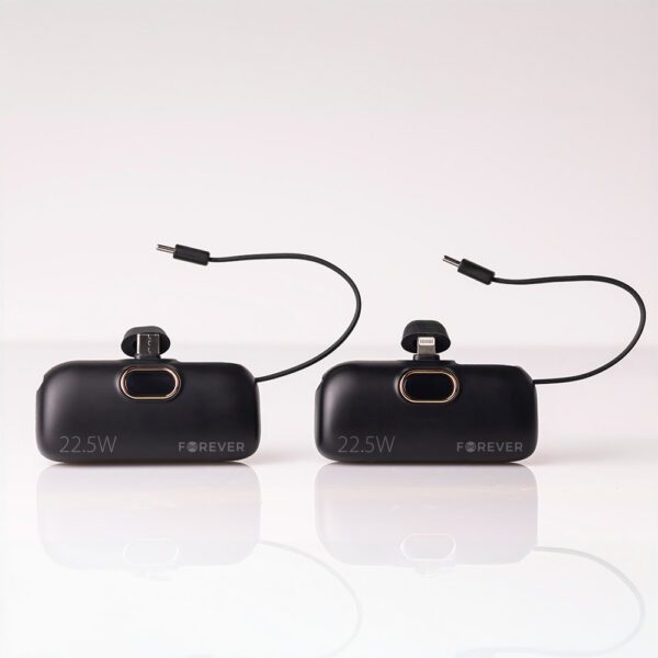 Forever mini power bank MTB-100 22.5W 5000 mAh Lightning black