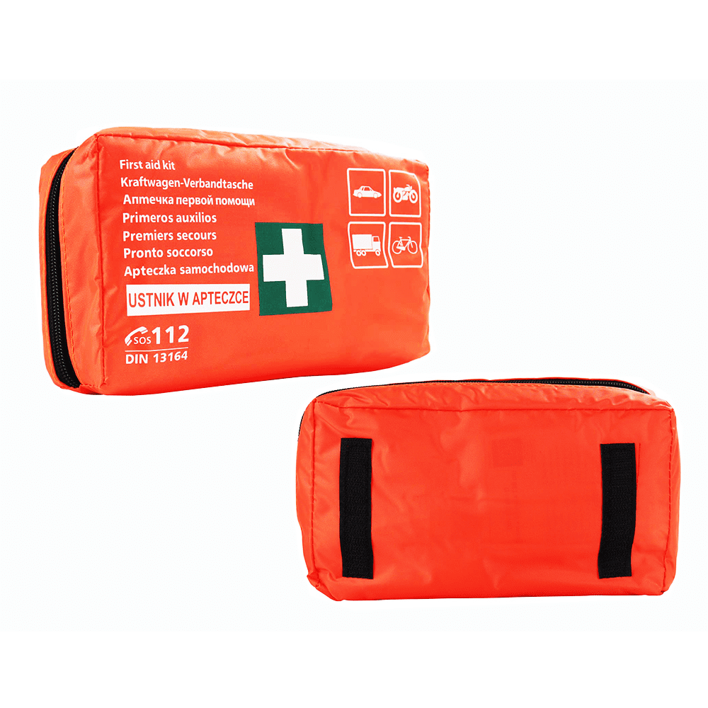 407897_oryg First aid kit with mouthpiece DIN 13164