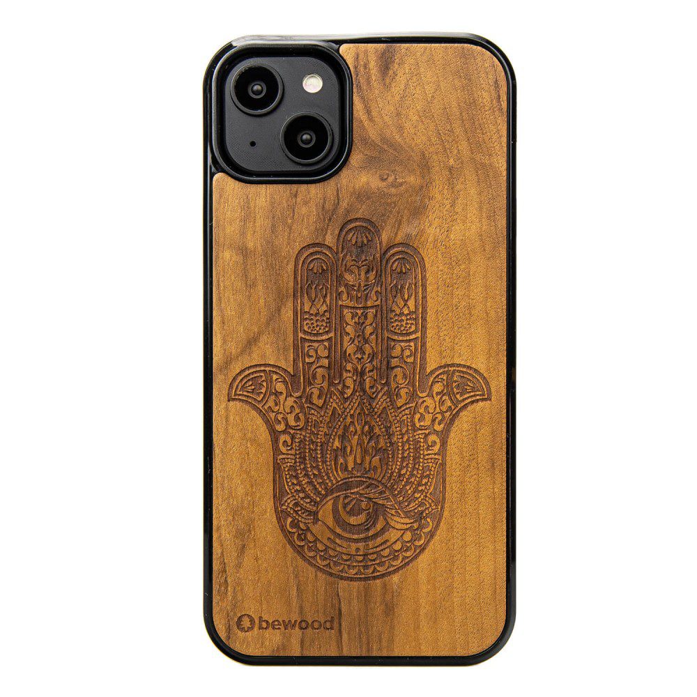 408022_oryg Bewood case for iPhone 15 Plus 6,7" Hamsa Imbuia