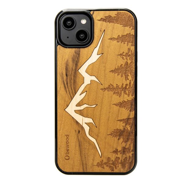 408032_oryg Bewood case for iPhone 15 Plus 6,7" Mountains Imbuia