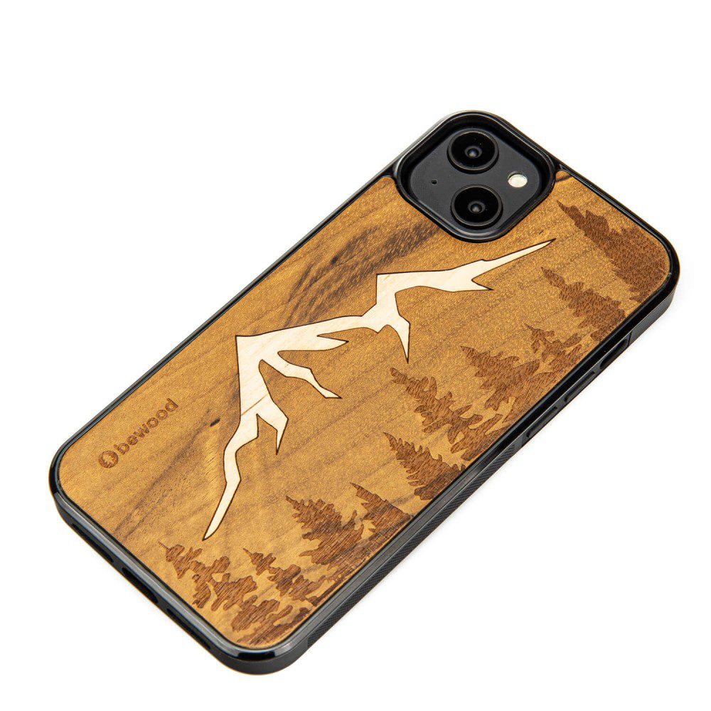 408033_oryg Bewood case for iPhone 15 Plus 6,7" Mountains Imbuia