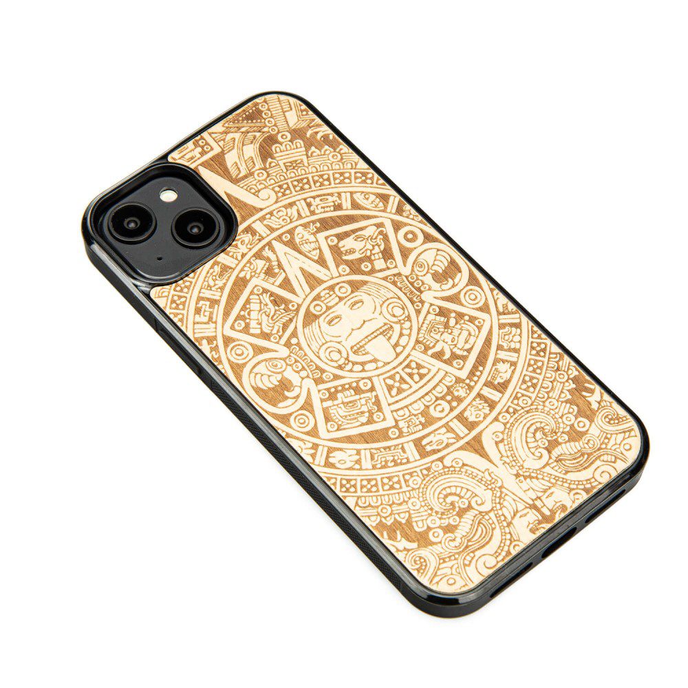 408043_oryg Bewood case for iPhone 15 Plus 6,7" Aztec Calendar Aniegre