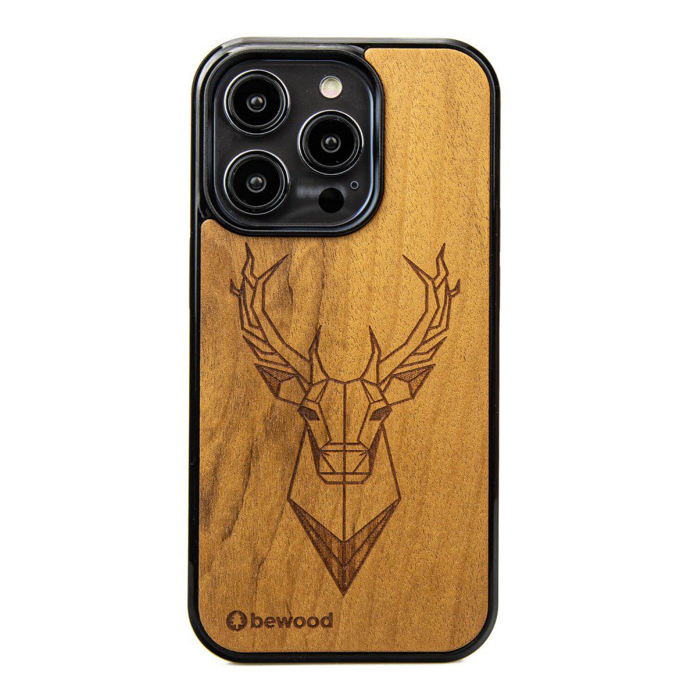 408052_oryg Bewood case for iPhone 15 Pro 6,1" Deer Imbuia