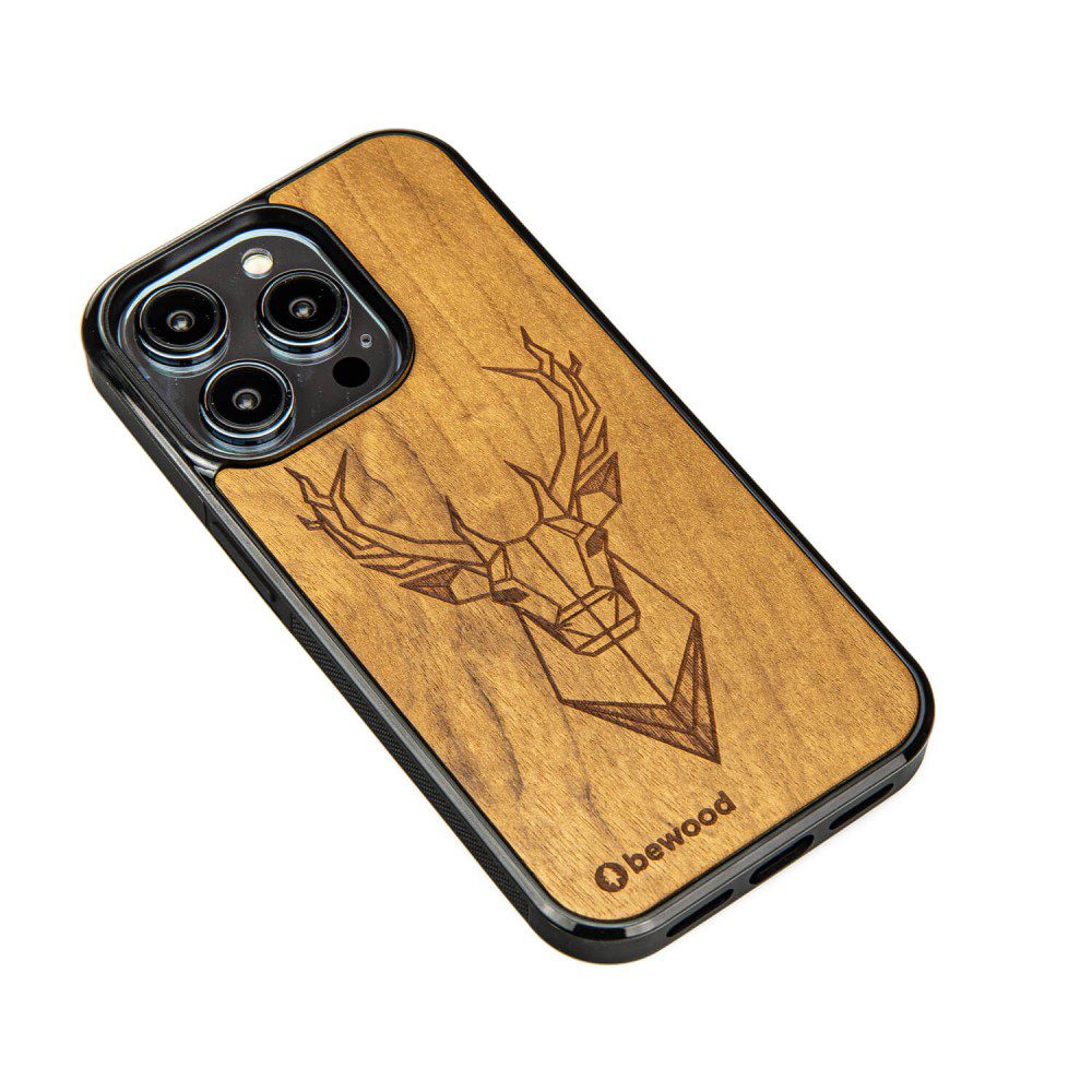 408053_oryg Bewood case for iPhone 15 Pro 6,1" Deer Imbuia