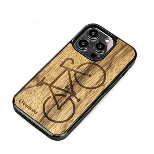 Bewood case for iPhone 15 Pro 6,1" Bike Limba