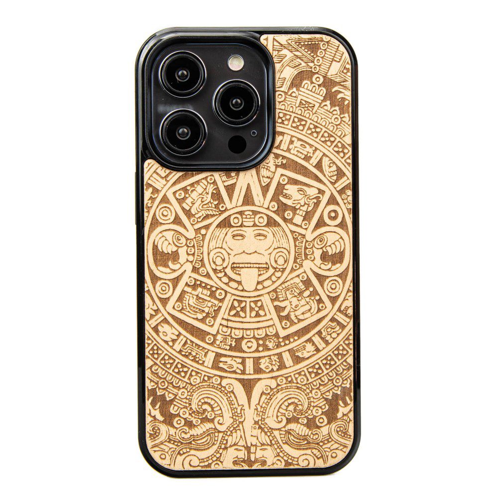 408077_oryg Bewood case for iPhone 15 Pro 6,1" Aztec Calendar Aniegre