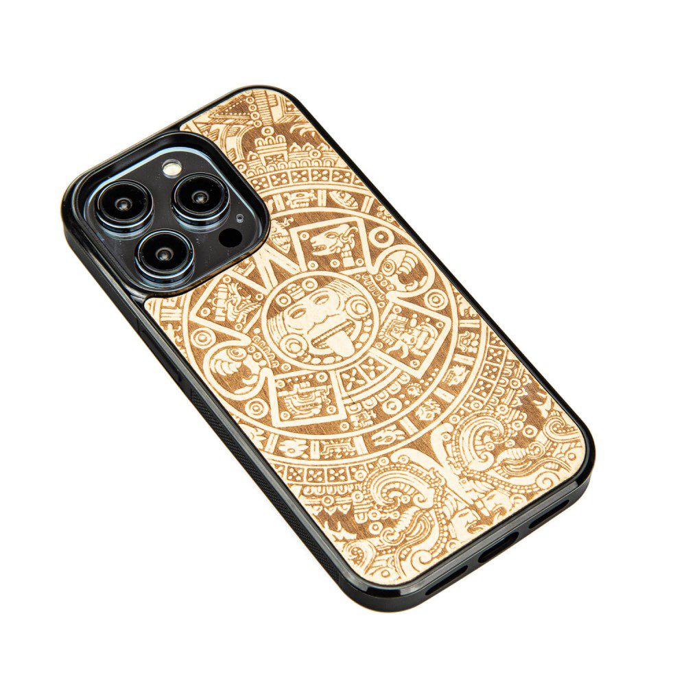 408078_oryg Bewood case for iPhone 15 Pro 6,1" Aztec Calendar Aniegre