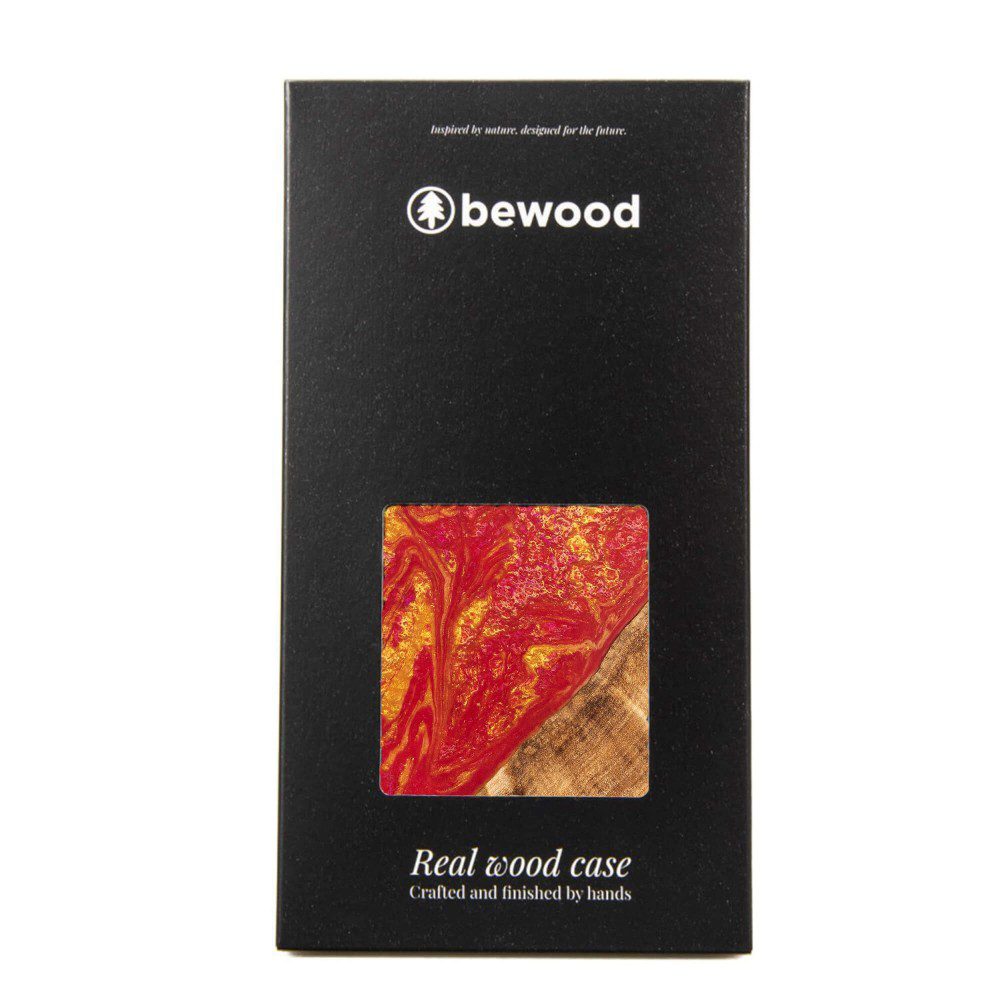 408203_oryg Bewood Unique case for iPhone 15 6,1" Neons Paris with MagSafe