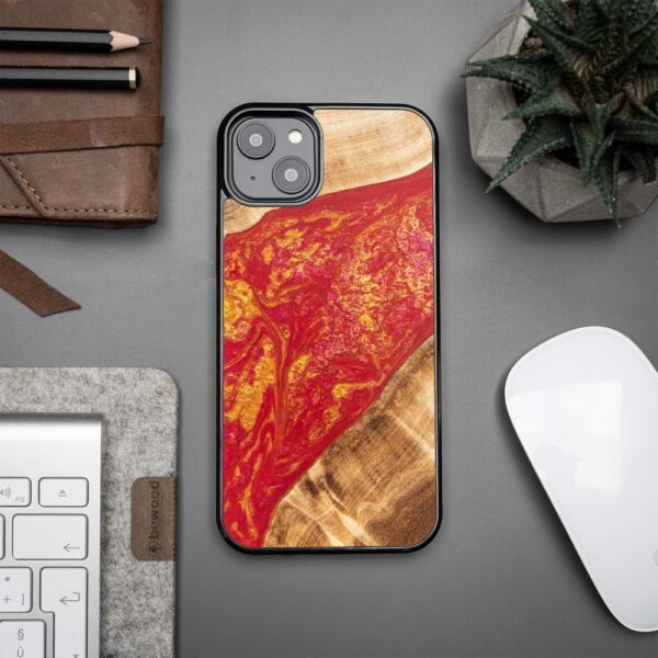 408241_oryg Bewood Unique case for iPhone 15 Plus 6,7" Neons Paris