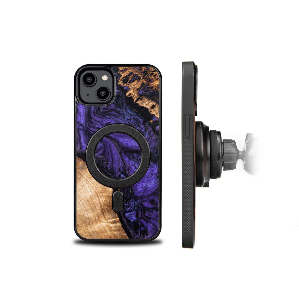 408275_oryg Bewood Unique case for iPhone 15 Plus 6,7" Violet with MagSafe