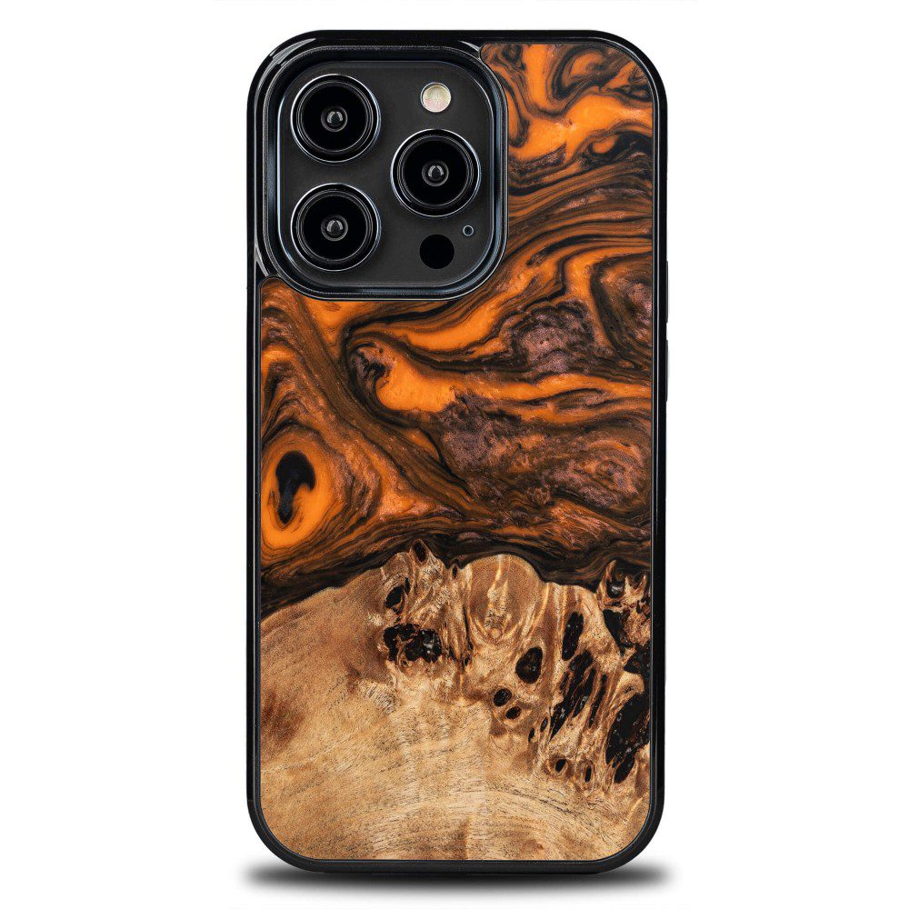 408313_oryg Bewood Unique case for iPhone 15 Pro 6,1" Orange