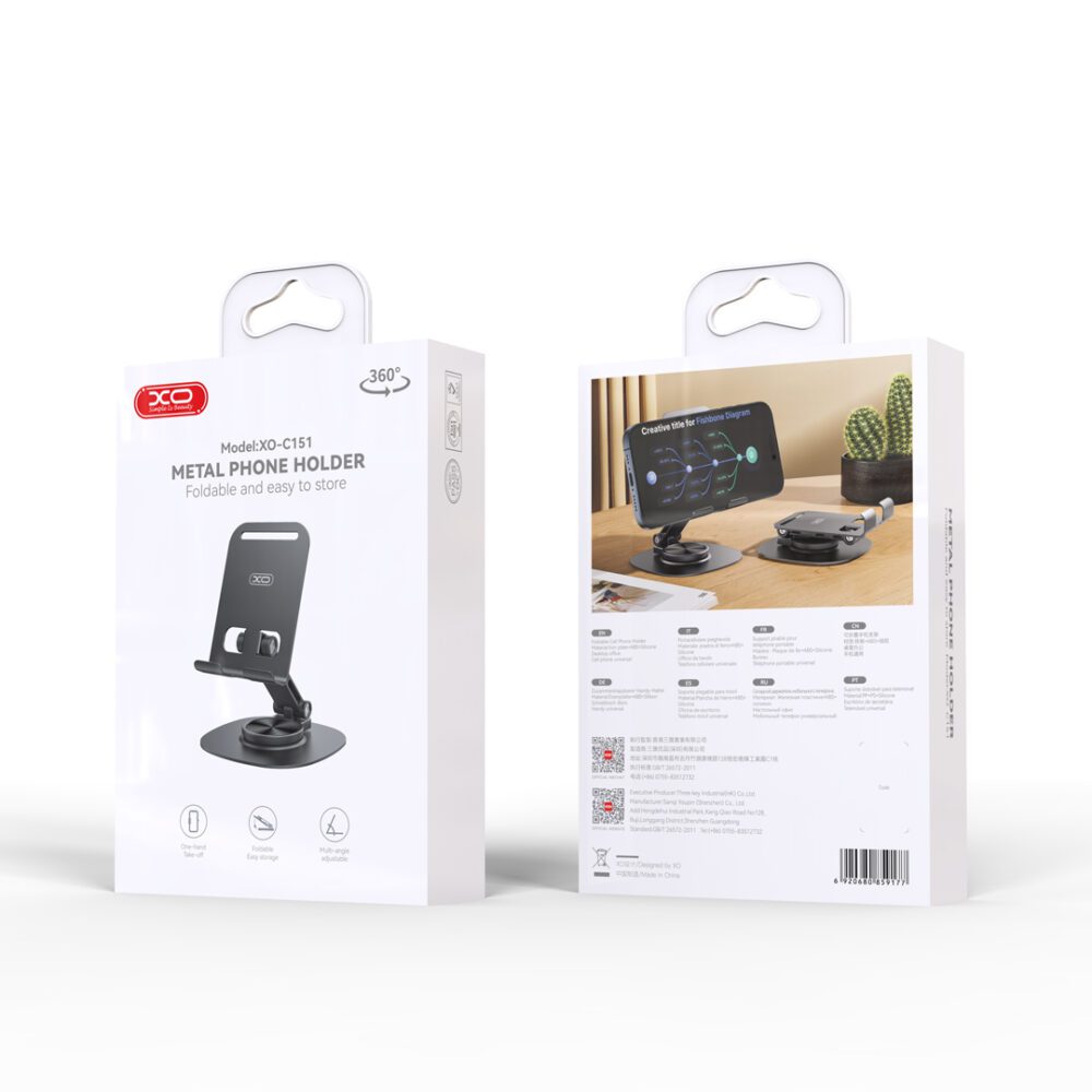 408494_oryg XO holder stand C151 black rotating 360