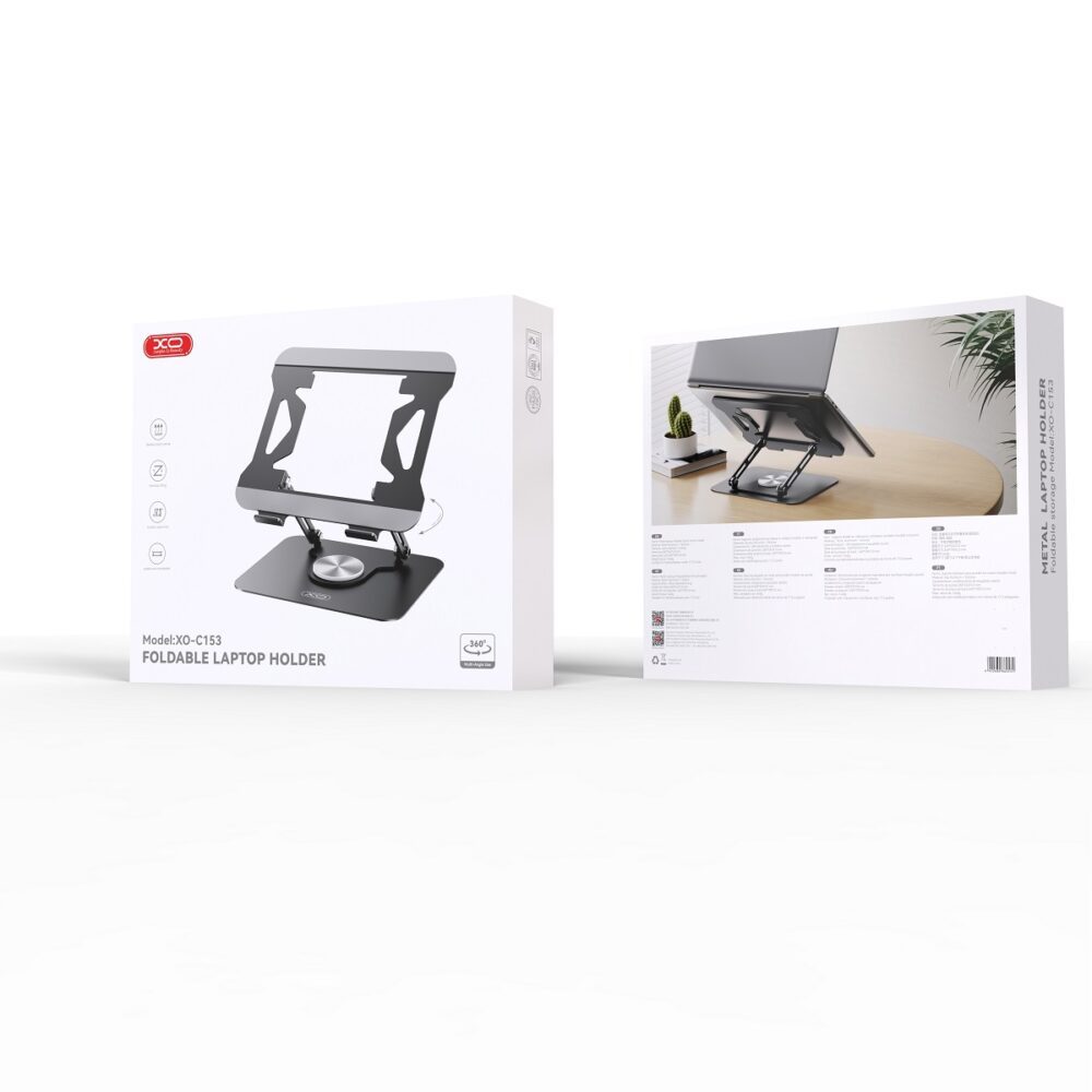408500_oryg XO holder stand C153 black for laptop max 17,3"
