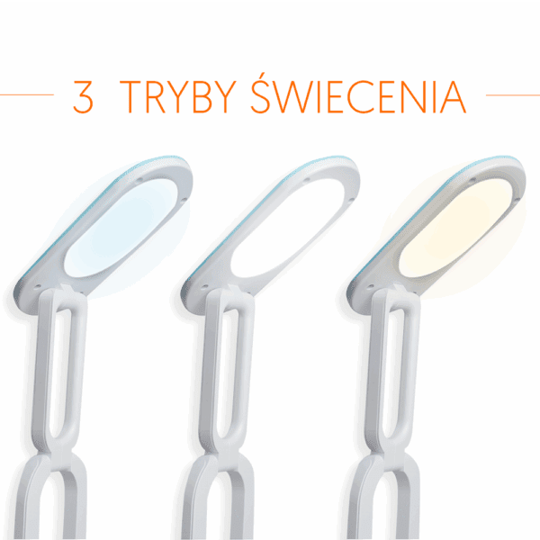 Collapsable LED desk Lamp 10W, 3000/4500/6000K, 1200mAh, blue, LTC