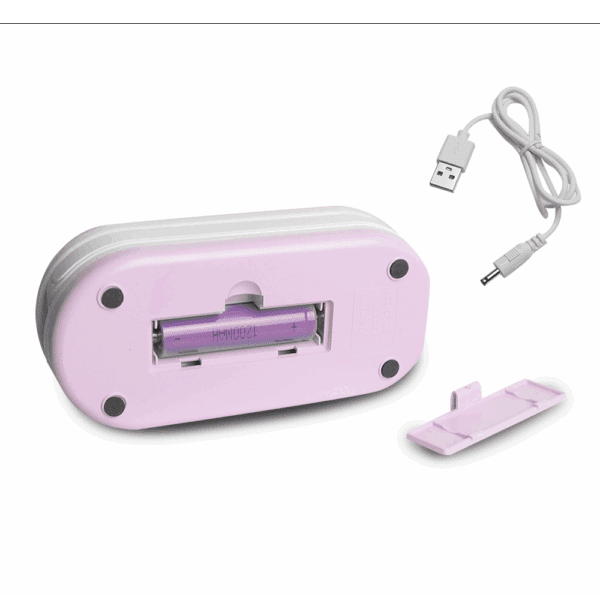 Collapsable LED desk Lamp 10W, 3000/4500/6000K, 1200mAh, pink, LTC