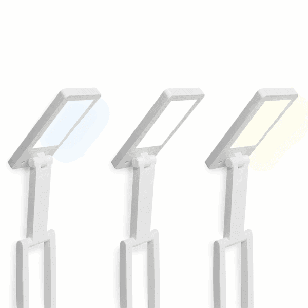 Collapsable LED desk Lamp 10W, 3000/4500/6000K, touch control, 1200mAh, white, LTC