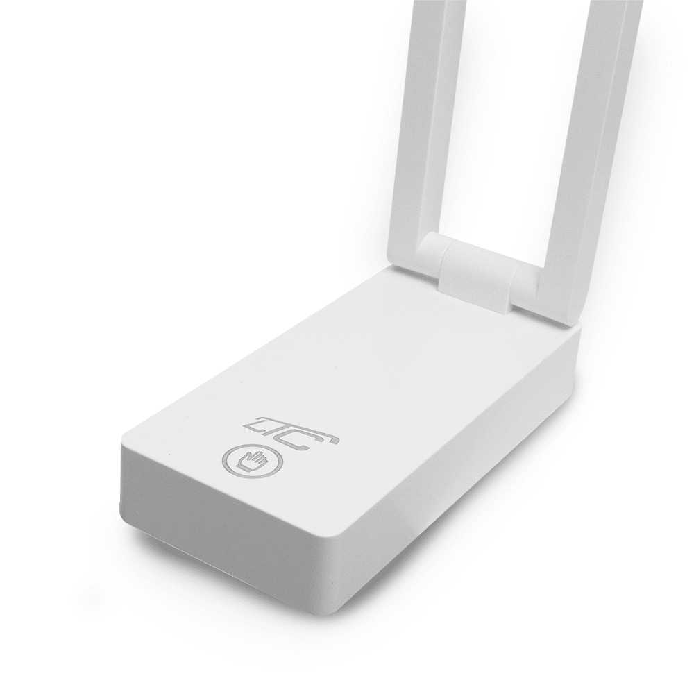 Collapsable LED desk Lamp 10W, 3000/4500/6000K, touch control, 1200mAh, white, LTC