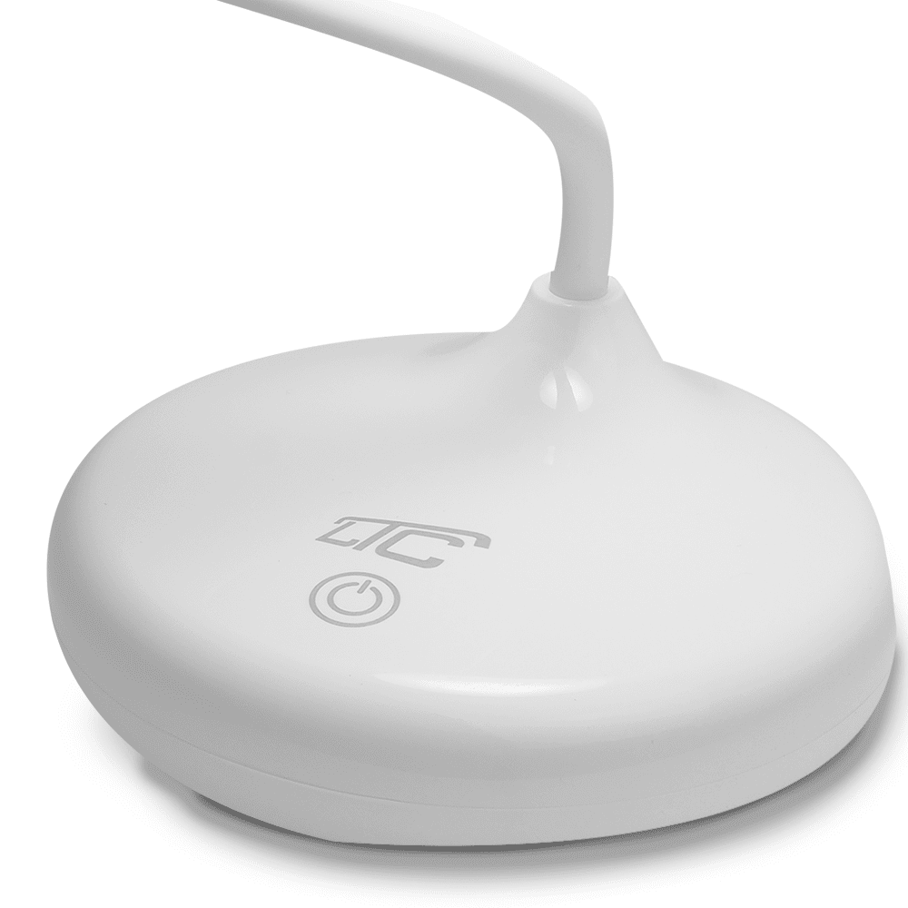 Wireless LED desk Lamp 6W, 3000/4500/6000K, touch control, 3000mAh, white, LTC