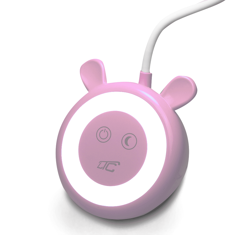 LED Teddy bear desk Lamp 3W, 3000/4500/6000K, adjustable, 1200mAh, pink,  LTC