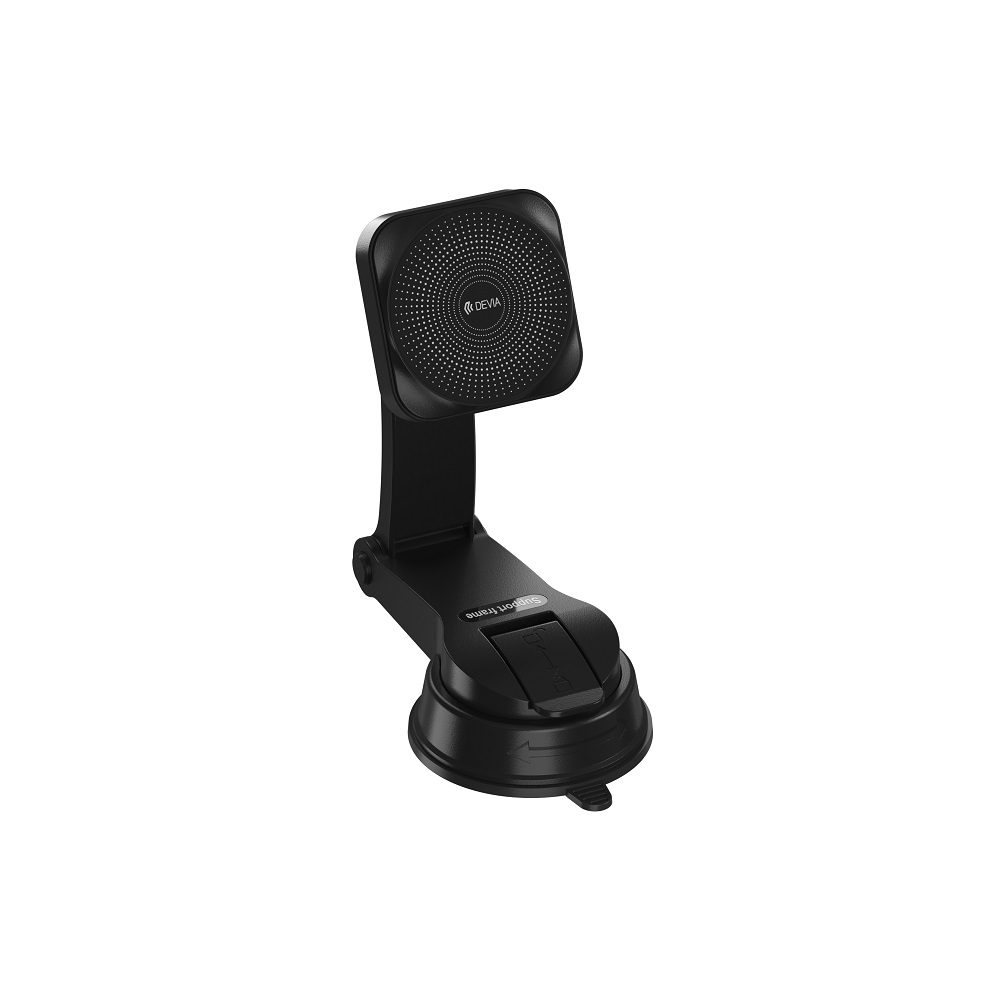408587_oryg Devia car holder magnetic EA473 with wireless inductive charger black 15W with suction cup
