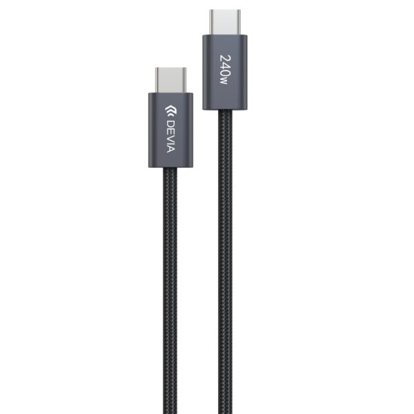 Devia cable Extreme EC652 PD USB-C - USB-C 2,0 m 240W black
