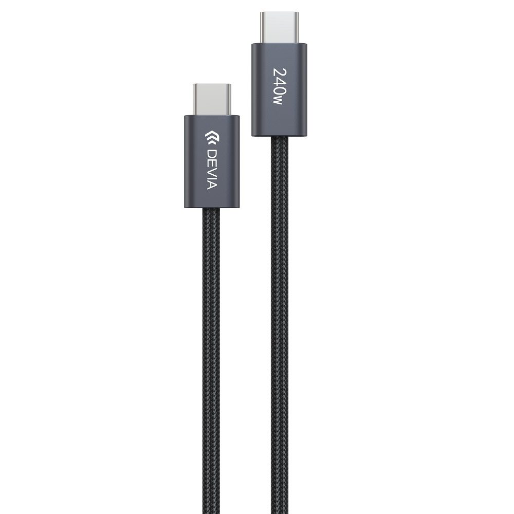 Devia cable Extreme EC652 PD USB-C - USB-C 2,0 m 240W black
