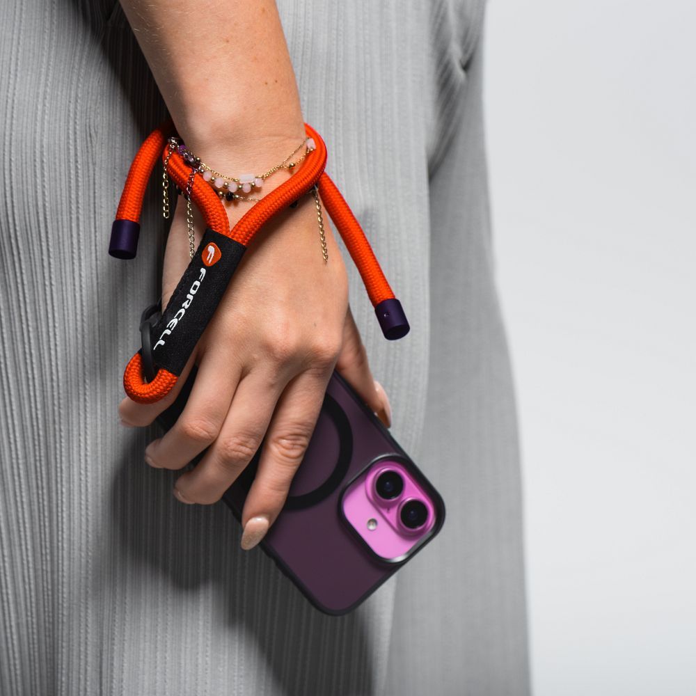 4088426eb7ef0c1a919a1bd5dbd4fd17 FORCELL F-DESIGN R10X40 wrist phone lanyard with adjustable length (max 20cm in the loop) red