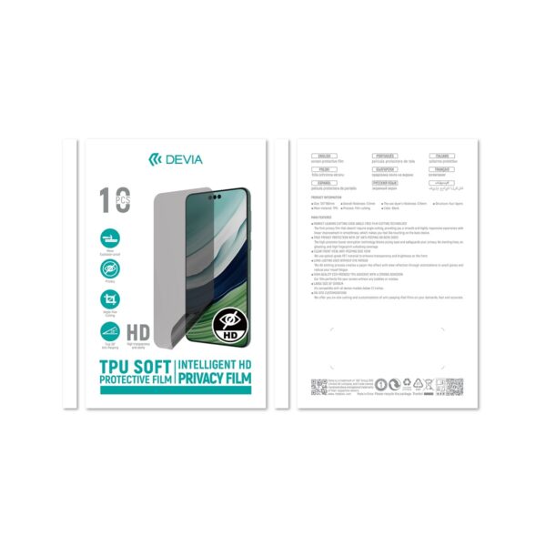 409370_oryg Devia Set foil anticrash privacy HD for cutting machine 10pcs