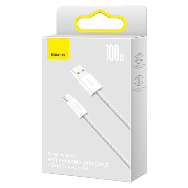 Baseus cable Dynamic USB - USB-C 1,0m white 100W