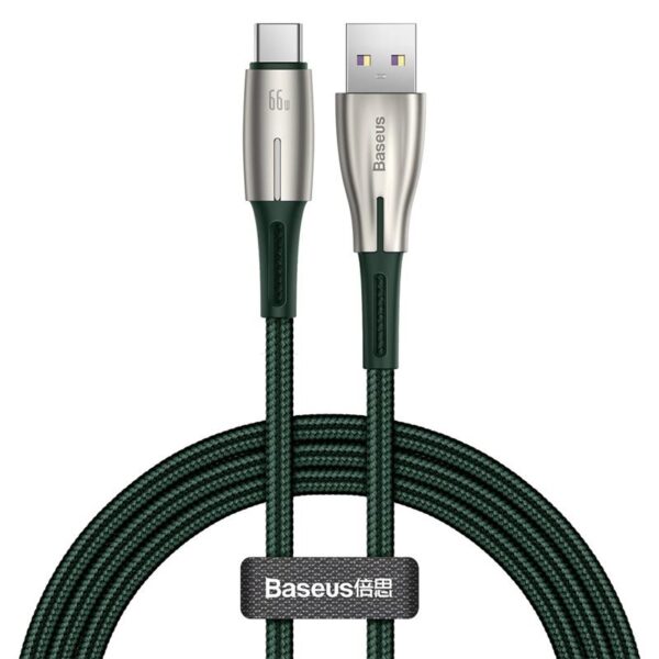 Baseus cable Cafule Metal USB - USB-C 0,25m black 66W