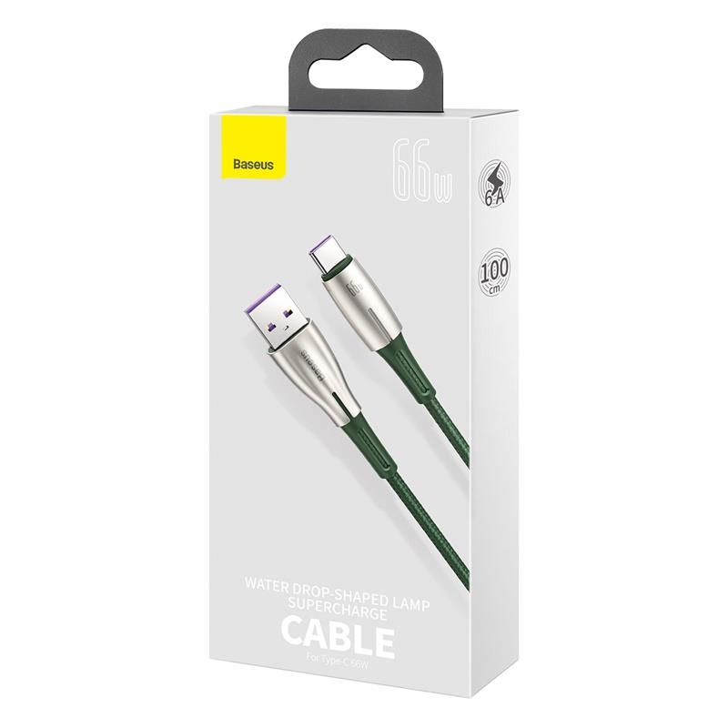Baseus cable Cafule Metal USB - USB-C 0,25m black 66W