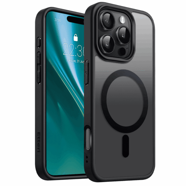 Etteri Matt Mag case for iPhone 16 Pro Max 6,9" black