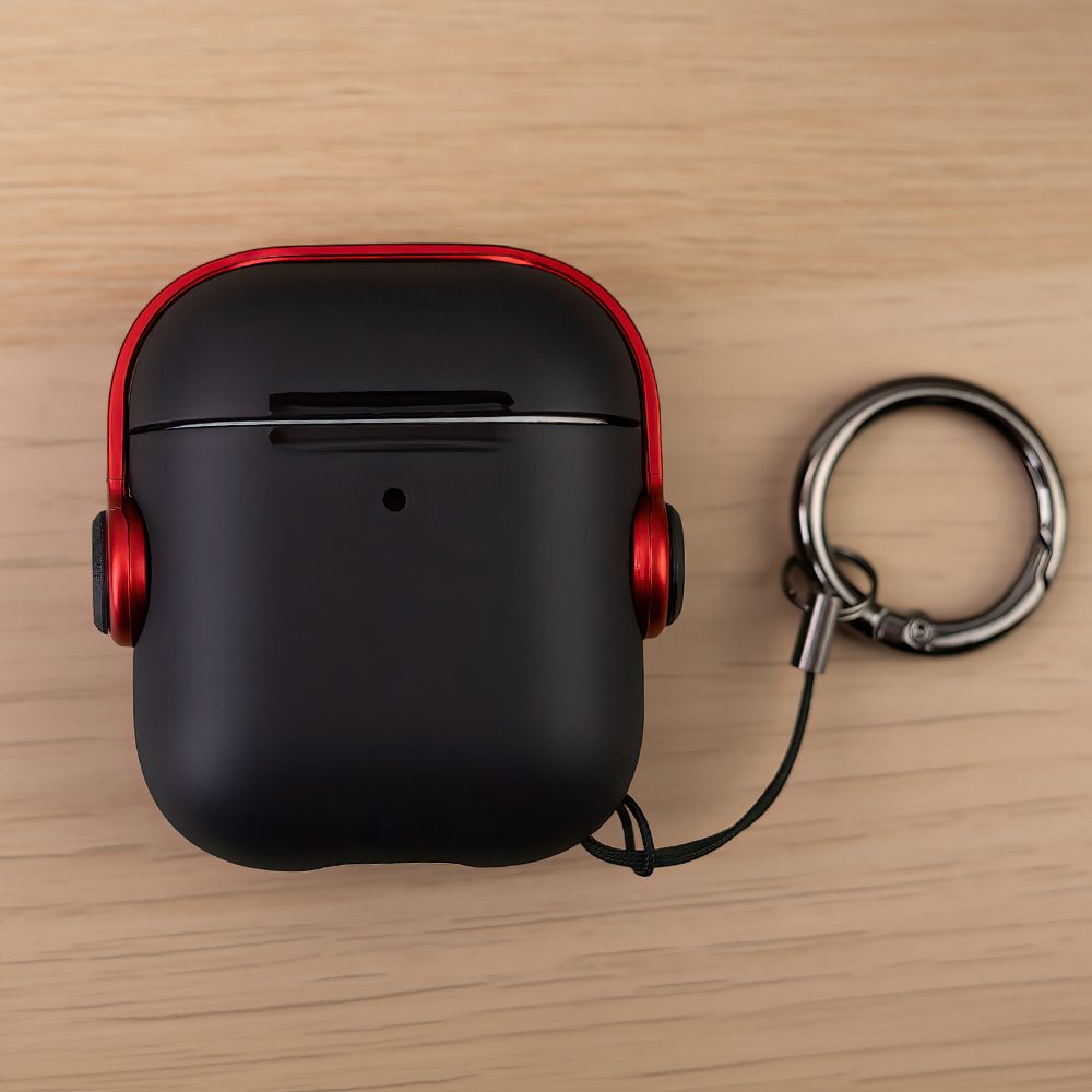 409618_oryg Case for Airpods / Airpods 2 Headset red