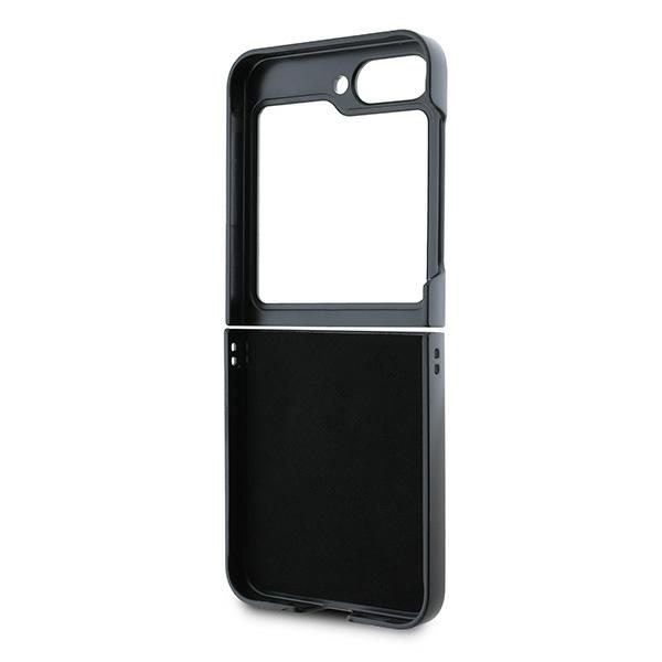 Karl Lagerfeld case for Samsung Galaxy Z Flip6 KF002199 black Saffiano Monogram