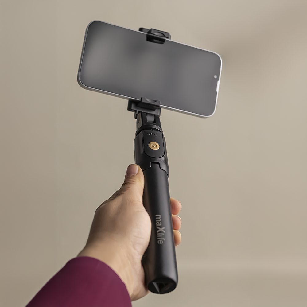 Maxlife Bluetooth selfie stick tripod MXST-100 black