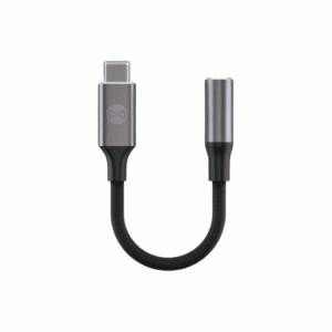 Forever adapter audio AJC-01 jack 3,5 mm - USB-C black