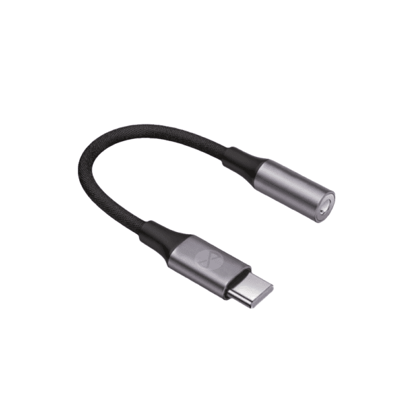 Forever adapter audio AJC-01 jack 3,5 mm - USB-C black