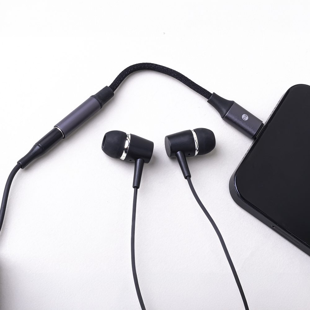 Forever adapter audio AJL-01 jack 3,5 mm - Lightning black